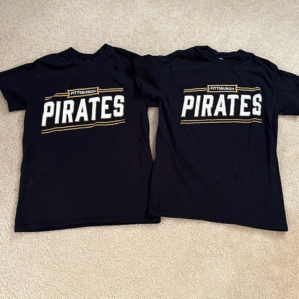 LOT OF PITTSBURGH PIRATES SIZE SMALL SHIRTS